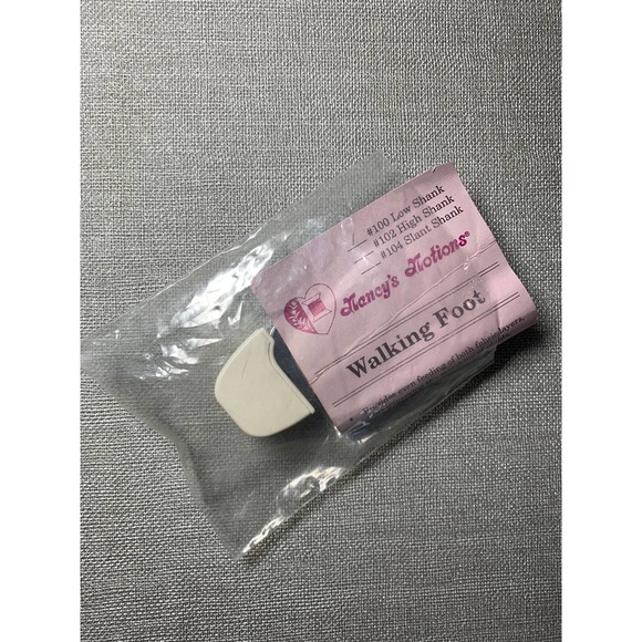 NANCY’S NOTIONS Walking Foot Low Shank Sewing Machine Accessory NEW - Picture 2 of 7